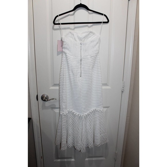 Hello Molly White Strapless Midi Dress - Picture 7 of 11